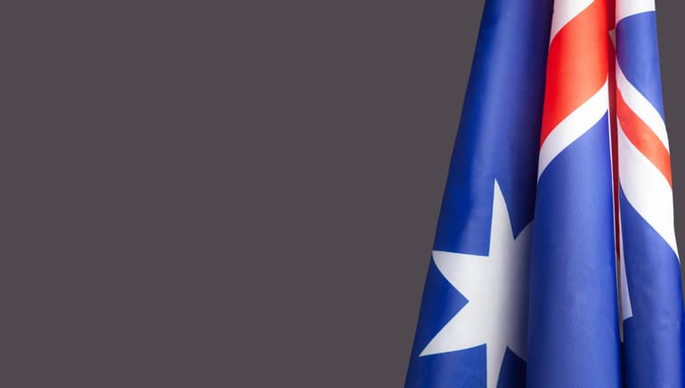 Australian flags