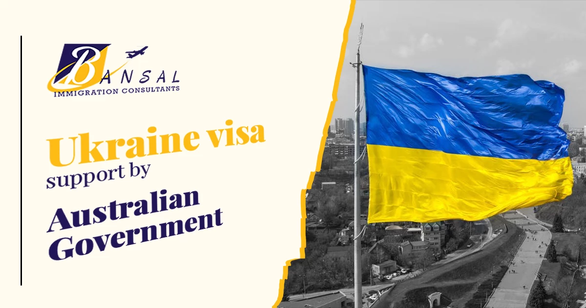 Ukraine visa support by Australian Government